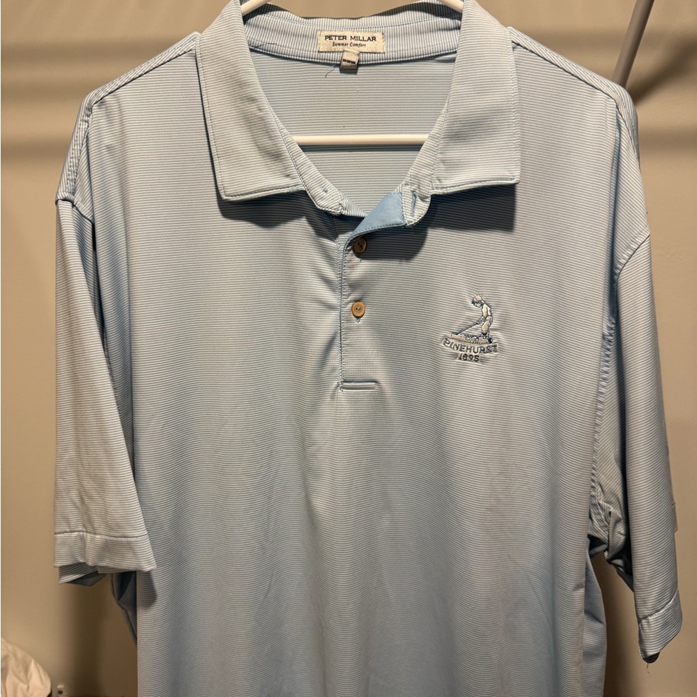 Peter Millar Sky Blue Polo Shirt